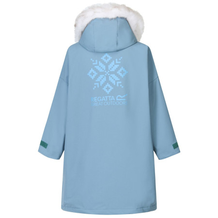 Manteau imperméable pour enfant Regatta Junior Waterproof Changing Robe Pro Grey Mirage