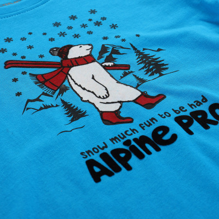 T-shirt enfant Alpine Pro Ecco 2 Blue