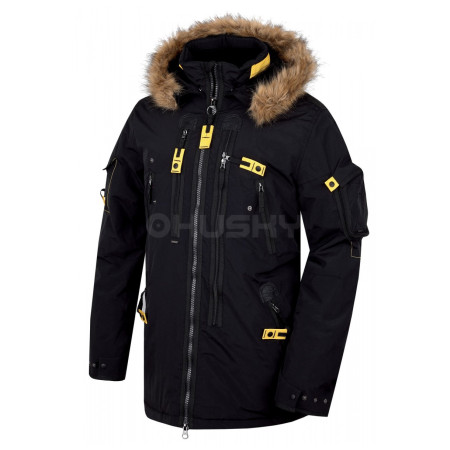 Veste d'hiver homme Husky Nerida vert Black