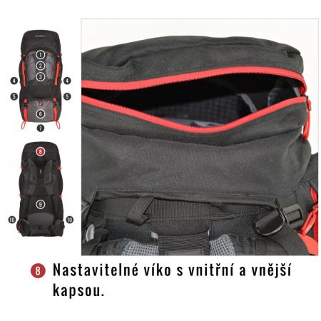 Sac à dos Husky Samont 60+10 L