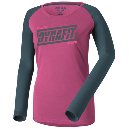 T-shirt femme Dynafit 24/7 W L/S Tee rose / gris 6A51 - magenta/0720