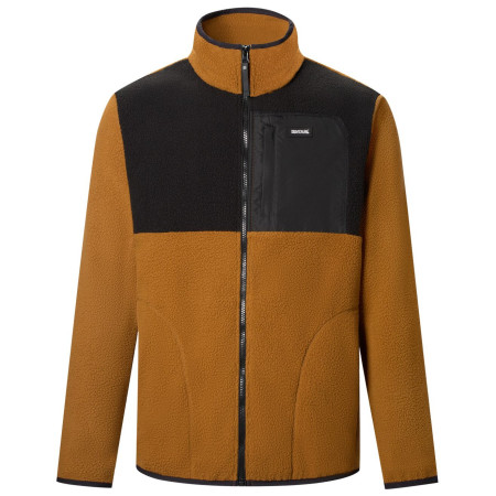 Sweatshirt fonctionnel homme Regatta Frankie Borg Colour Block brun / noir Rich Tan/Blk
