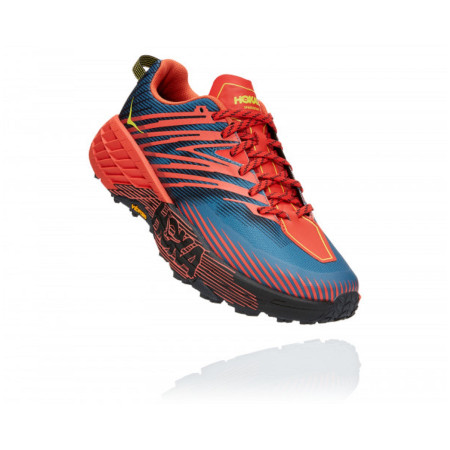 Chaussures de running hommes Hoka Speedgoat 4 Wide bleu / orange Fiesta/ProvincialBlue