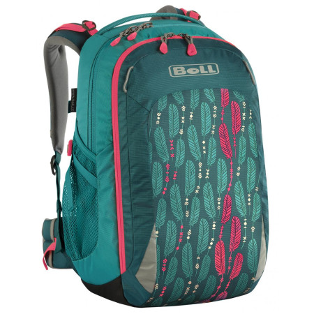 Sac à dos scolaire Boll Smart 24 Feathers turquoise teal