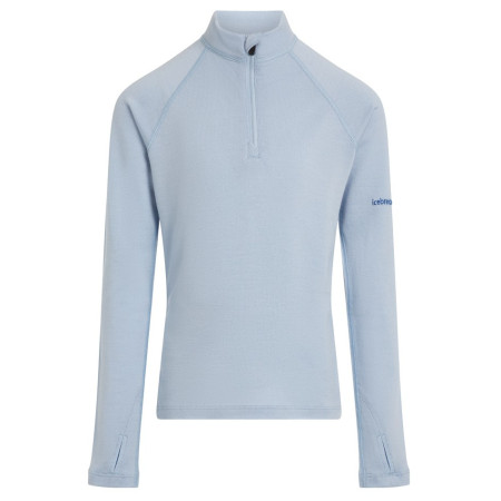 T-shirt fonctionnel enfant Icebreaker K 260 Tech LS Half Zip bleu clair Zinc Blue