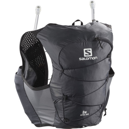 Gilet course Salomon Active Skin 8 W Set vert Ebony