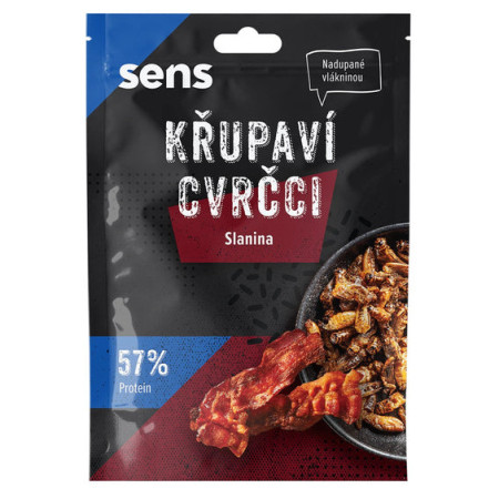 Grillons comestibles Sens Grillons croustillants & grillés - Bacon 16 g