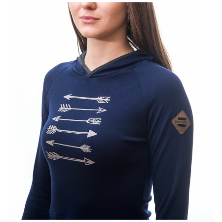 Sweat-shirt femme Sensor Merino Upper Arrows