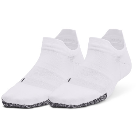 Chaussettes femme Under Armour Breathe 2 No Show Tab 2pk blanc White / White / Reflective