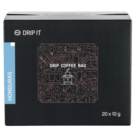 Café Drip it Honduras Las Capucas 20x10 g bleu clair světle modrá