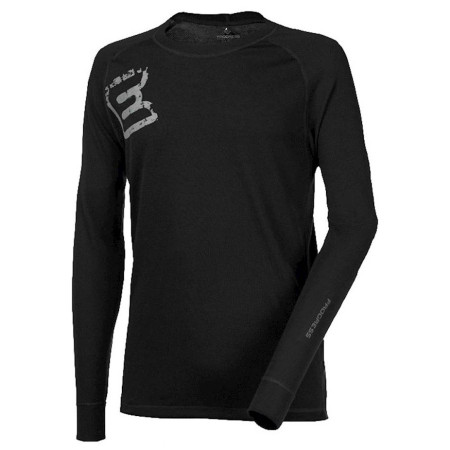 T-shirt fonctionnel homme Progress DF NDR Print "E" pot vert Black