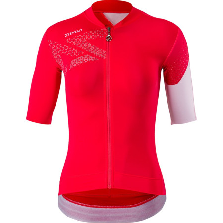 Maillot vélo femme Silvini Rosalia rouge / rose RubyPink