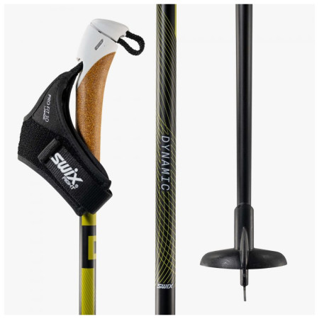 Bâtons course Swix Dynamic D3 Just Click