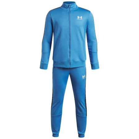Ensemble de survêtement Under Armour UA B Icon Knit Tracksuit Aegean Blue bleu Aegean Blue / / White