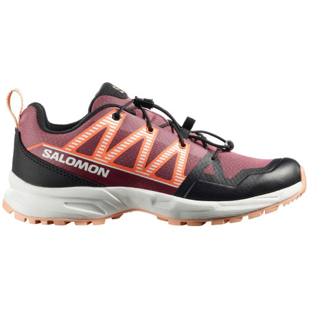 Chaussures enfant Salomon Outscape J Nocturne-White-Almond Cream bordeau Nocturne / White / Almond Cream