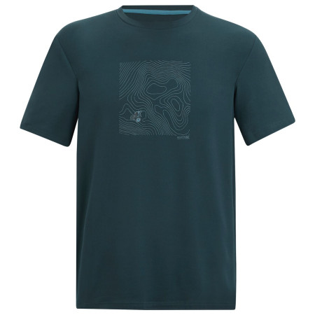 T-shirt homme Regatta Fingal Stretch bleu foncé Night Sky