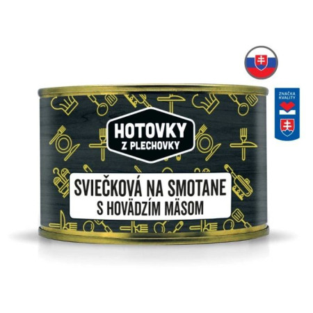 Repas prêt à manger Hotovky z plechovky Bœuf à la crème 400 g