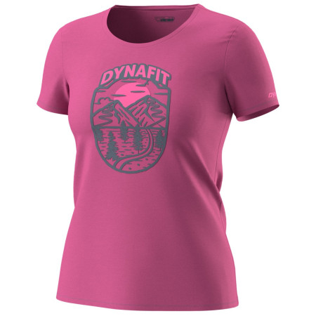 T-shirt femme Dynafit Graphic Co W S/S Tee rose 6A51 - magenta/HORIZON