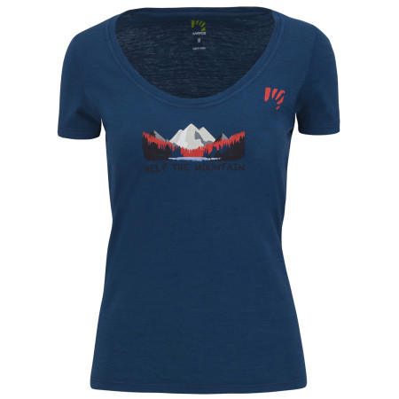 T-shirt femme Karpos Ambretta W T-Shirt bleue Gibraltar Sea