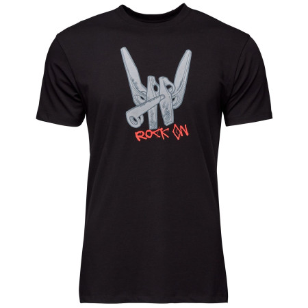 T-shirt homme Black Diamond M Bd Rock On Ss Tee vert Black