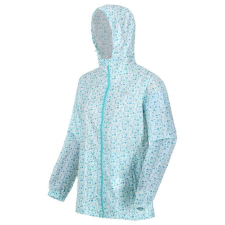 Veste femme Regatta WmsPrintPackItJkt bleu clair OceanWvDitsy