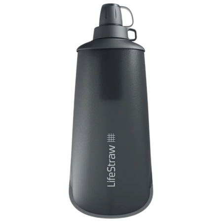 Bouteille filtrante LifeStraw Peak Squeeze Bottle 1L noir Dark Grey