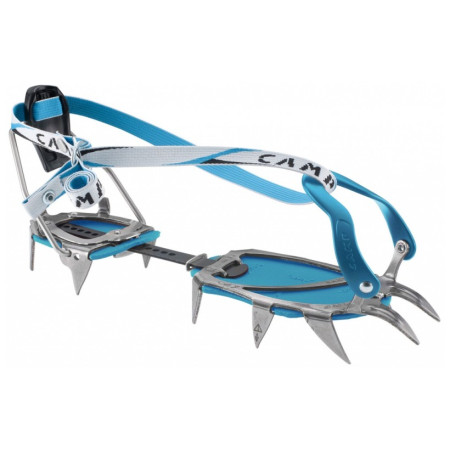 Crampons Camp Stalker Semi-automatic 2021 bleu / blanc