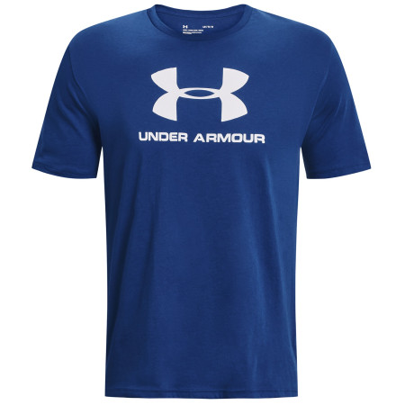 T-shirt Under Armour Sportstyle Logo SS bleu / blanc Blue Mirage / White / White