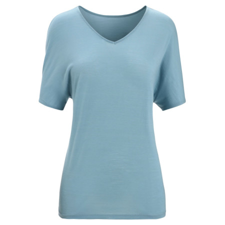 T-shirt fonctionnel femme Icebreaker Women Drayden Reversible SS Top bleu clair Astral Blue
