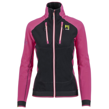 Veste polaire fonctionnelle femme Karpos Alagna Evo W Jacket noir / rose Black/Cabaret