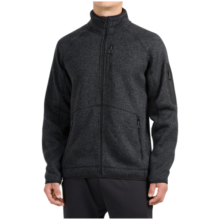 Sweat-shirt homme 4F Fleece M485 gris Deep Black Melange