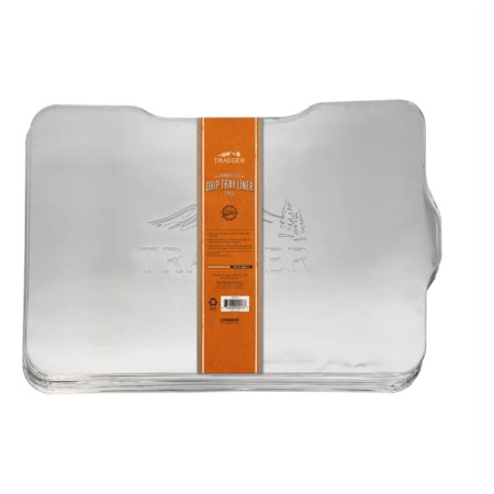 Accessoire barbecue Traeger DRIP TRAY LINER 5 PACK - IRONWOOD 650 argenté