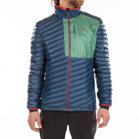 Veste homme La Sportiva Krush Primaloft Jkt M bleu / vert Opal/Grassgreen