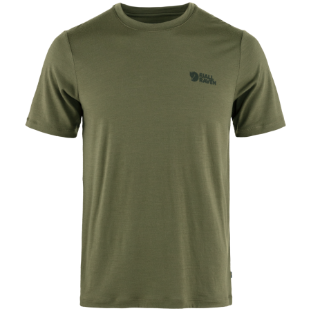 T-shirt homme Fjällräven Abisko Wool Logo SS M