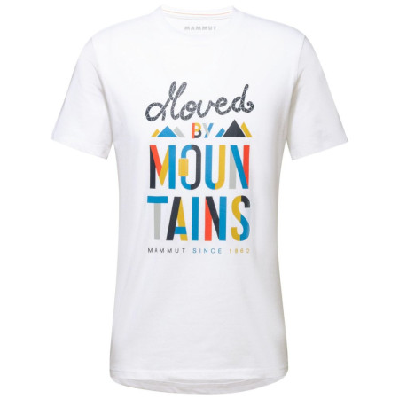 T-shirt homme Mammut Massone T-Shirt Men Slogan blanc white