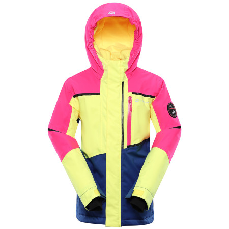 Veste d'hiver enfants Alpine Pro Melefo jaune nano yellow