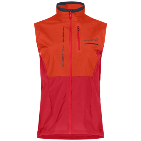 Gilet femme Norrona senja aero90 Vest rouge Arednalin