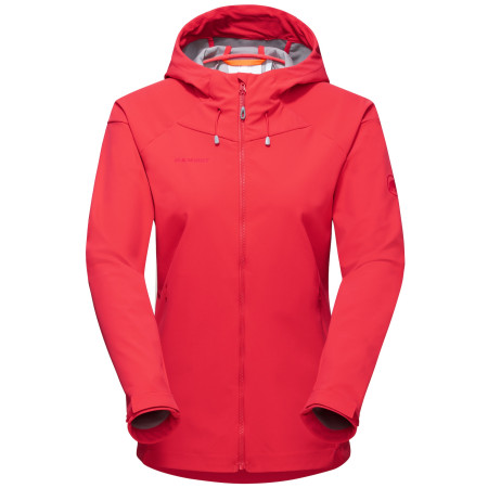 Veste femme Mammut Sapuen SO Hooded Jacket Women rose Sunset
