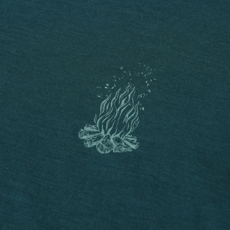 T-shirt femme Zulu Merino Fire 160 Short