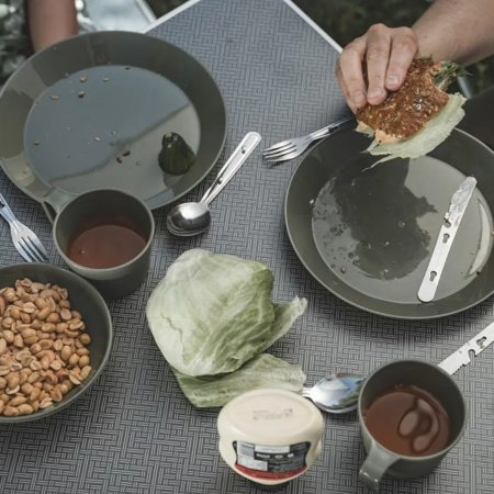 Set vaisselle pour 2 personnes Easy Camp Moss 2 Dine Set