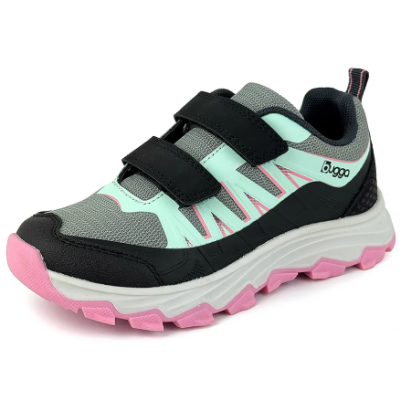 Chaussures à velcro pour enfants Bugga Tara Gray