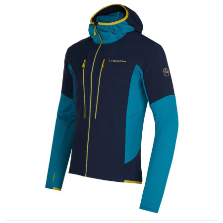 Sweat-shirt homme La Sportiva Session Tech Hoody M (2023) bleu / bleue claire Night Blue/Crystal