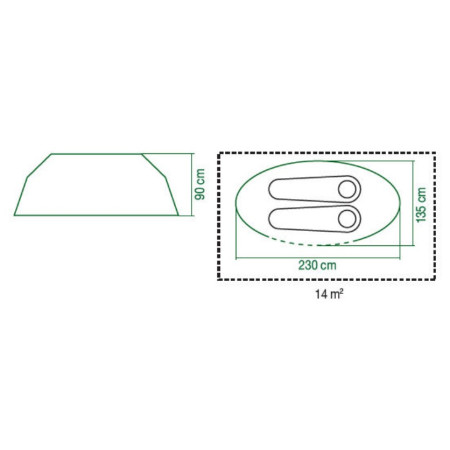 Tente pop-up 2 personnes Coleman Galiano 2
