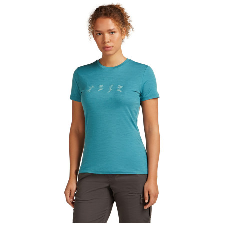 T-shirt femme Icebreaker Women Merino 150 Tech Lite SS Tee Snow Day