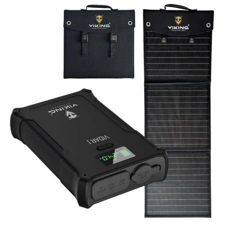 Set Viking Technology batterie externe Viking VIDAR I et panneau solaire Viking L60 PD