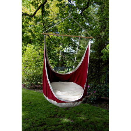 Chaise hamac Hamaka.eu Lounge rouge