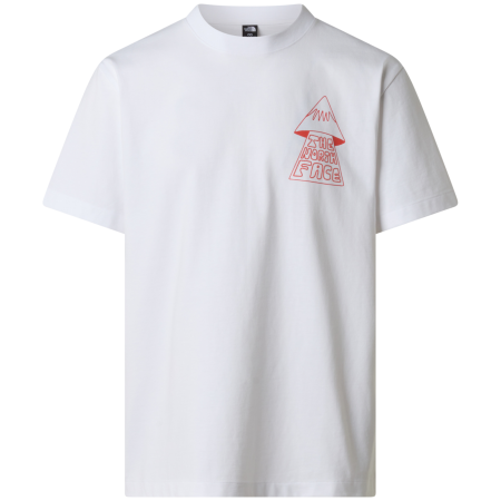 T-shirt homme The North Face M Mountain Play Relaxed Short Sleeve Tee-Graphic blanc TNF WHITE