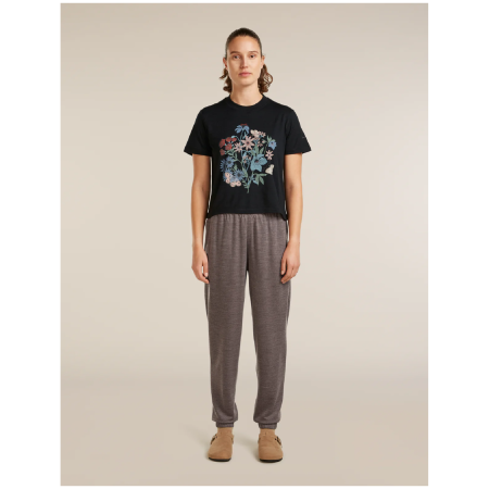 T-shirt femme Icebreaker Merino 150 Tech Lite SS Crop Tee NZ Flora