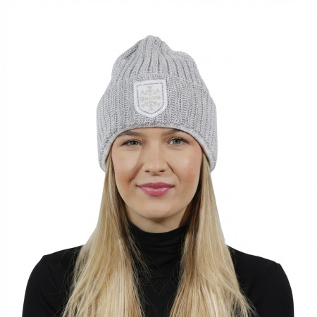Bonnet de ski femme Sherpa Lucia gris clair light grey 19220/20843