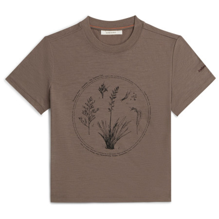 T-shirt femme Icebreaker Merino 150 Tech Lite SS Crop Tee Seed Story